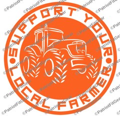 Farmer,Support Your Local Farmer,Farming,Agribusiness,Dairy Farm,Vinyl Decal