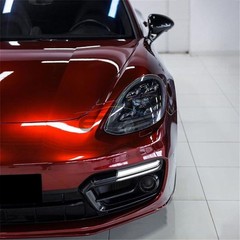 ESSMO PET Super Gloss Metallic Gem Red Car Vehicle Vinyl Wrap Decal Like Paint
