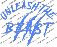 Unleash The BEAST,Beast Mode,12″x10″,Fitness,Motivation,Resolution,Vinyl Decal