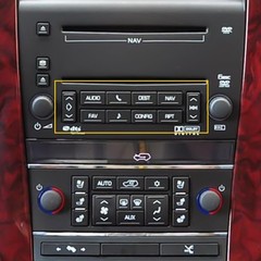 1/2set Replacement Radio Button Stickers For 2007-2014 escalade Switch ReDe H