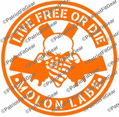 Live Free Or Die,Molon Labe,Skull,10″x10″,2A,Gun Rights,Gadsden,1776,Vinyl Decal