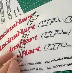 RACING HART CP035 WHEELS DECALS STICKERS REPLACEMENT SET KIT REPRODUCTION