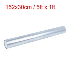 Car Wrap Vinyl Film Sticker 5ft x 1ft Clear Self-Adhesive Scratch-Resistant