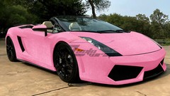 Matte Glitter Pink Frosted Sparkle Sticker Decal Sheet Car Vinyl Wrap Film DIY