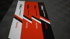 Racing TRD Toyota Windshield Banner Sticker Universal JDM Sun Strip Visor Car