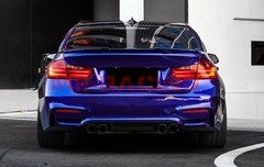 Gloss Metallic Royal Indigo Blue PPF Paint Protection Film Dry Wet Vinyl Wrap