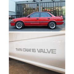 JDM twincam 16valve Sticker Side For Toyota Corolla AE90 AE92 E90 EE90 1988-1992