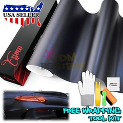 ESSMO PET Matte Metallic Blackish Blue Car Vehicle Vinyl Wrap Decal Sticker