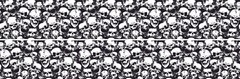 2-58″x360″ (720″ total) Skulls Grunge Black Abstract Grunge Boat Vehicle Wrap