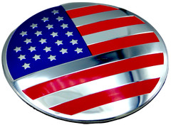 1x Aluminum Dome Shape American Flag Sticker Decal Emblem Badge Auto, Car, Truck