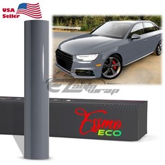 4″x8″Sample PPF Gunmetal Gray Gloss Vinyl Paint Protection Film Scratch Car Wrap