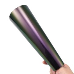 Chameleon Green to Purple Car Vinyl Wrap Sparking Diamond Glitter Car Body Film