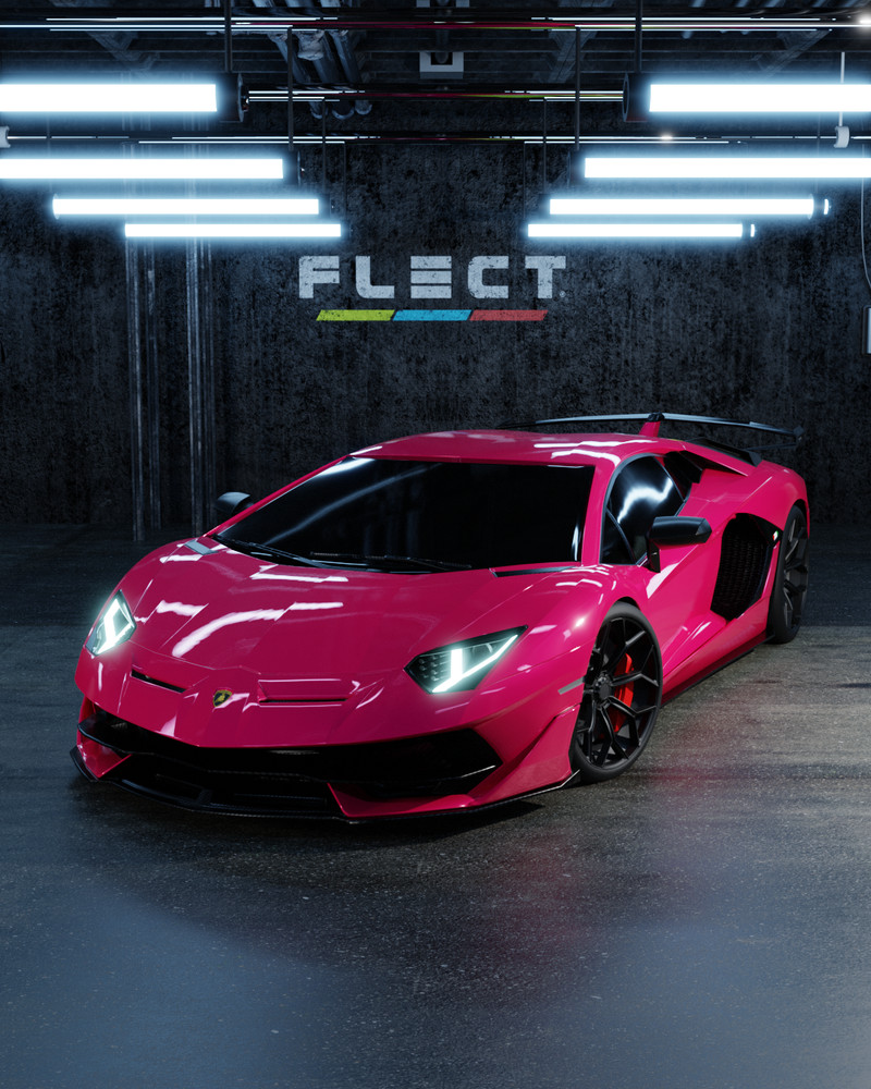 Flect (PET) Vinyl Wrap – Hyper/bright Pink- Full Roll 5ft x 60ft OVERSTOCK SALE