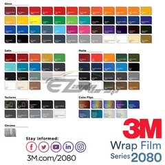 3M 2080 For GMC Emblem Overlay Vinyl Wrap Kit Sticker Decal Front Rear Uncut
