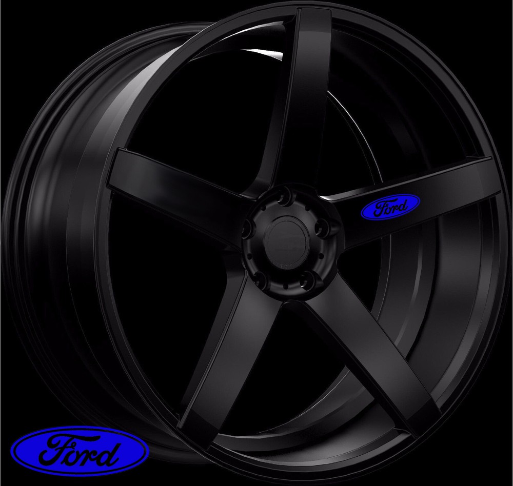 Oval Logo Ford Performance Vinyl Decals All Cars, Mustang Explorer GT (4 pieces)