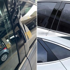 Black Pillar Posts Window Door Trim Cover For Nissan Altima 2013-2018 Deco D