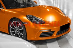 Gloss Metallic Orange Candy Decal Car Vinyl Wrap Film Sticker Sheet Sparkle DIY