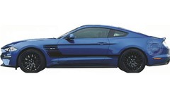 Racing Stripe Graphics Sticker For Ford Mustang Car Side Door Decals Vinyl Films