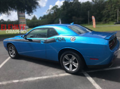 For Dodge Challenger Stripes Side Beast Graphics Vinyl Decal Sticker 2011-2023