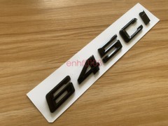 Gloss Black 3D ABS Letters Trunk 645ci Emblem Rear Badge for BMW 2017-2022 645ci