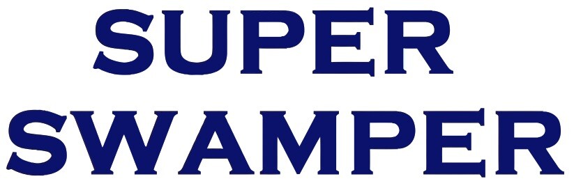 auto237 SUPER SWAMPER Tires name Logo Die Cut Vinyl Graphic Decal Sticker
