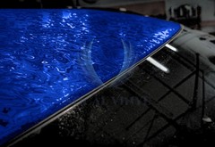 PET Damascus Steel Forged Gloss Royal Blue Car Vinyl Wrap Decal Sticker Film