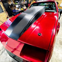 VVivid 2022 VVivid+ Designer Triangles Black Carbon Fiber Vinyl Car Wrap | V481