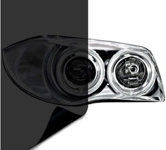 Air-Tint Dark Black 20% Blackout Anti-UV Headlight Tinting 16 Inches x 48 inches