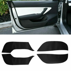 4x Door Panle Protector Anti Kick Scratch Cover Scuff Trim Sticker Carbon Fiber
