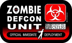 1 – 3″ x 5″ Defcon Unit Official Immediate Deployment Decal Sticker ATV Car 1280