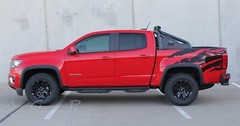 ANTERO Truck Bed Mountain Vinyl Graphic Decals Stripe 2015-2022 Chevy Colorado