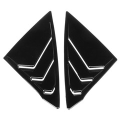 For Honda Civic Sedan 2022-2025 Pair Rear Window Louver Vent Shade Shutter Cover
