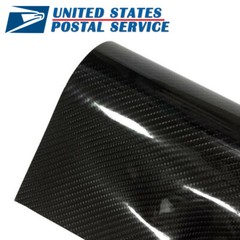 Carbon Fiber Texture Black Vinyl Car Wrap Sticker Interior Decal Film DIY Decor