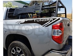 2X Rear Bedside Vinyl Decals For Toyota Tundra 2007-2024 Graphics USA