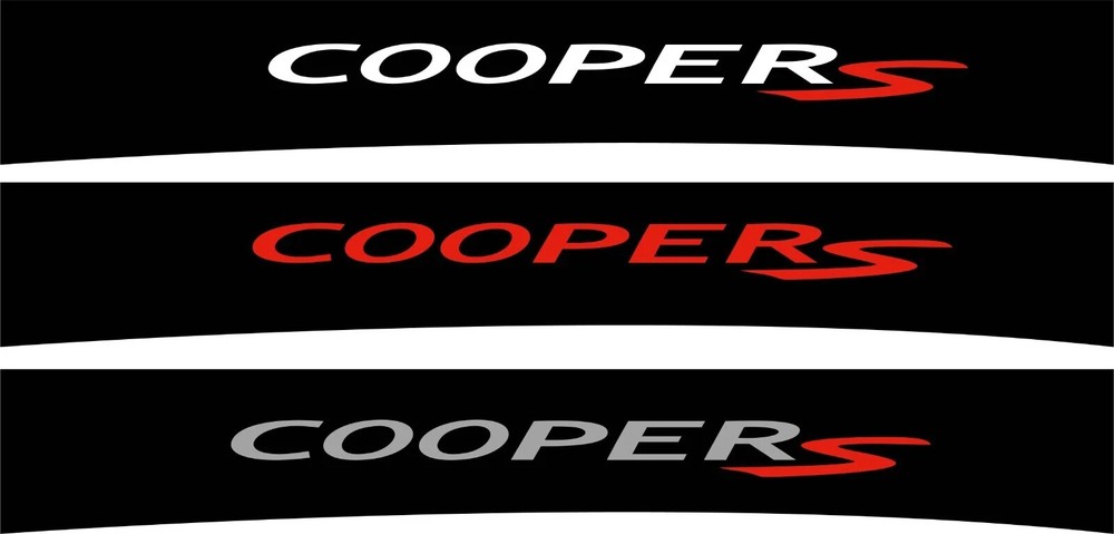 Mini Cooper Sun Strip Vinyl Graphics Windshield Banner Decal