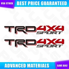 Set of 2 For Tr d 4X4 SPORT Decals Emblem Vinyl Stickers Rear Side Trunk Bedside