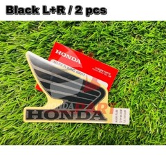 W8 Custom Wings Decal Vinyl Sticker for Honda Racing Cars ATVs MX L80 mm X2