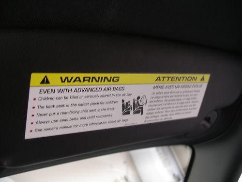 BMW sun visor cover warning label Cover-up decals for all series M I X5 2011-24