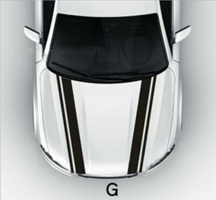 Racing Hood Stripes Decal Vinyl Stickers for Car SUV Truck Universal Fit