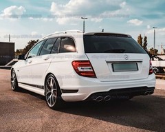 Matte Black Sport Side Stripes For Mercedes C-Class C63 AMG W204 CLS CLA C117 E
