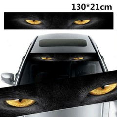Car Front Windshield Sunshade Stickers Terrorist Decor Vinyl Sticker 130*21 cm