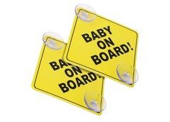 BABY ON BOARD Vinyl Sticker Decal Car Truck Garage Window Wall Water Resistant 1