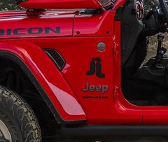 JL set of two custom decals premium automotive grade