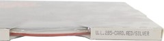 Universal 3/16″ 2-Color Pinstripe (Ultra Lite) 0216285-Cardinal Red/Silver Met.