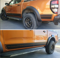 Ford Ranger Side Stripes Decals Graphics Both Sides Stickers 4×4 Utility