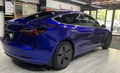 50FT x 5FT Premium Glossy Metallic Pearl Vinyl Car Wrap Film Sticker Blueberry