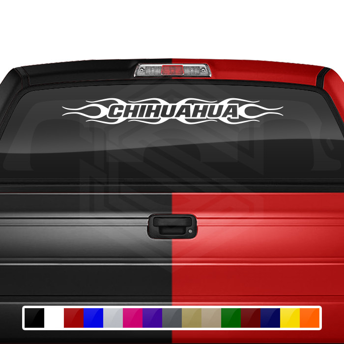 #124 CHIHUAHUA Mexico CHH Decal Sticker Windshield Window Graphic Estado Troca