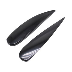 2x Headlight Spoilers Headlight Eyebrow Eyelids Trim Cover Easy to Install Front