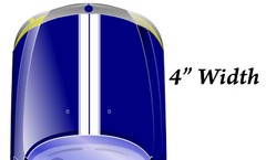 High-Quality Vinyl Double Racing Stripe Decal -Many Colors & Sizes Available-