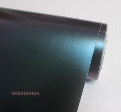 12″ x 60″ – Stretch Car Wrap Satin Chameleon Vinyl PVC Sticker Green / Purple CF